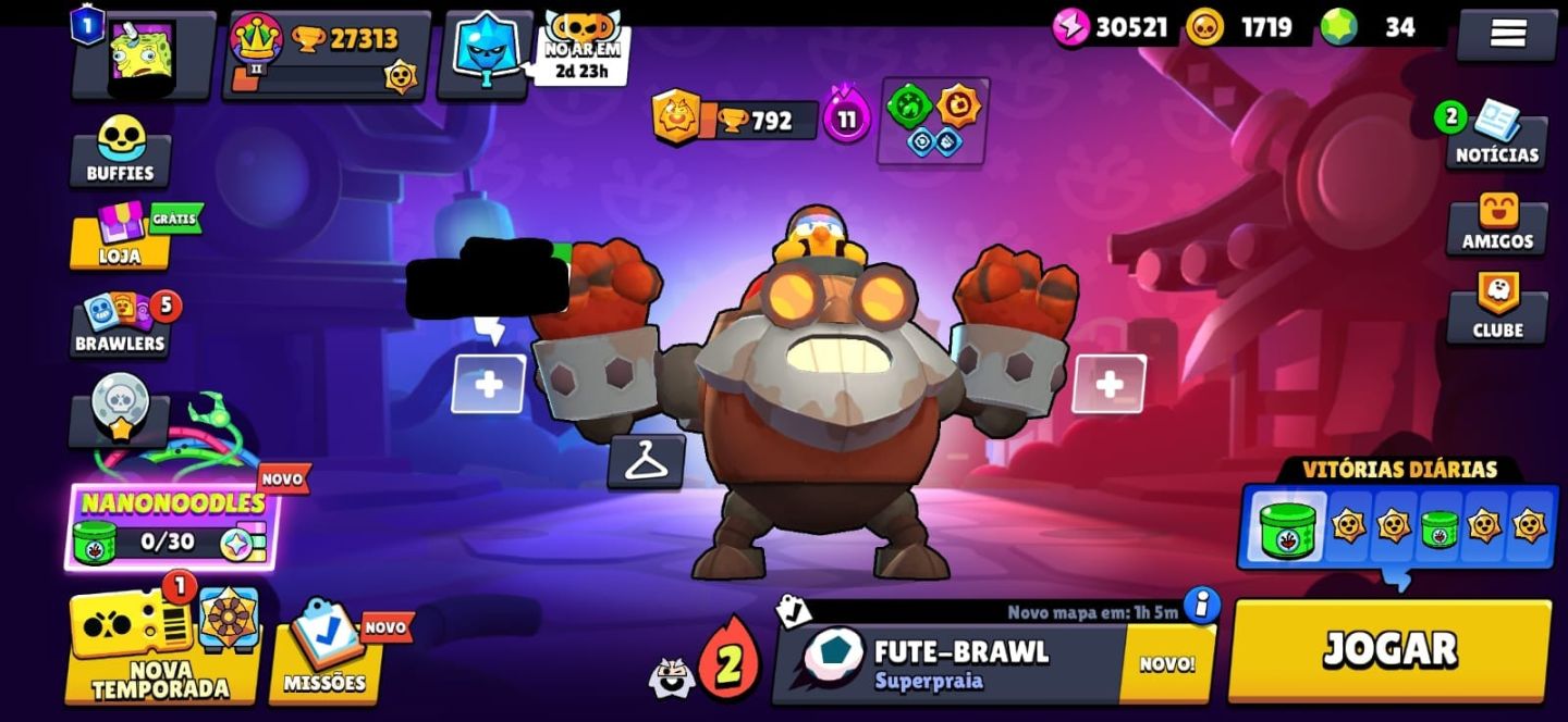 CONTA DE BRAWL STARS 80k de trofeu OG 2018 80k de trofeu