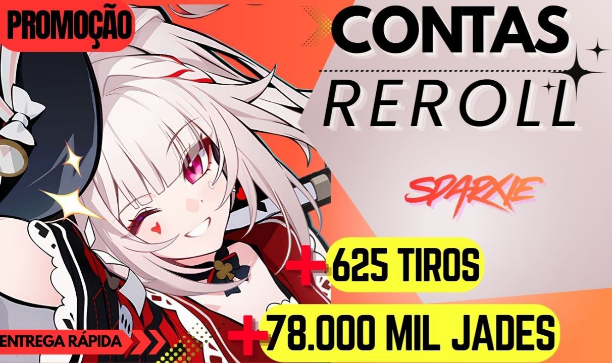 (PROMOÇÃO IMPERDIVEL) CONTAS REROLL COM JADES HONKAI STAR RAIL|+600 GIROS/TIROS
