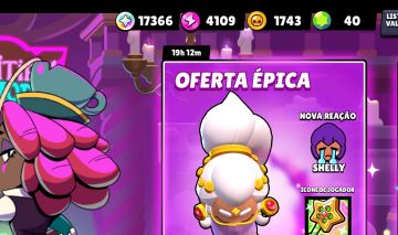 Conta brawl stars 40 gemas 17k de bling e muito mais
