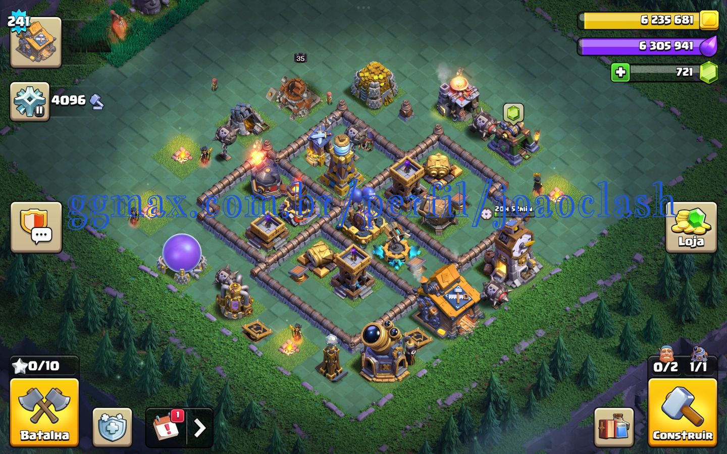CONTA COC CV18 FULLZÃO | HERÓIS FULL | EQUIPES TOP | COMPETITIVA