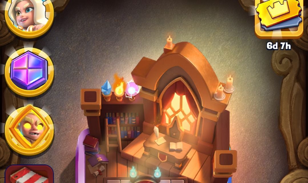 Conta de Clash a venda com vários emotes raros e SKINS de torre