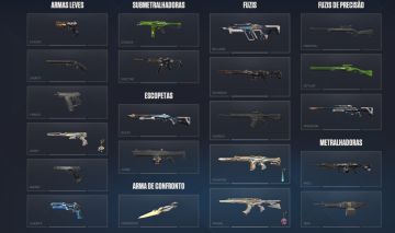 CONTA COM MUITA SKIN DE ARMA E FACA