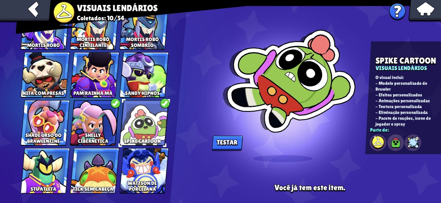 CONTA BRAWL STARS FULL LENDÁRIOS E ULTRA