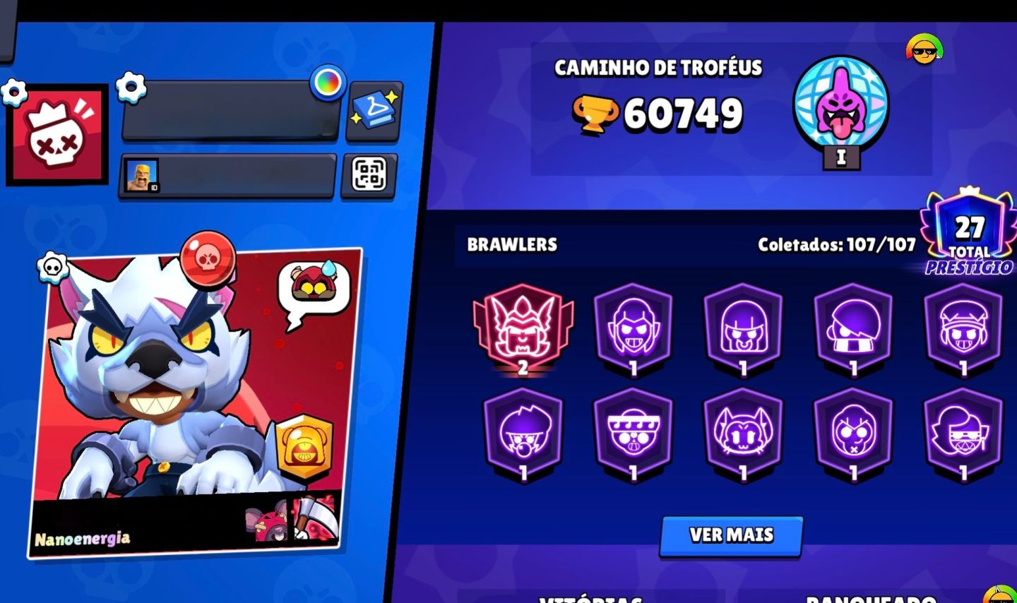 CONTA BRAW 60K | TODOs OS PERSONAGENS ATIVOS |FAMA MARCIANA E MAIS DE 220 SKINS