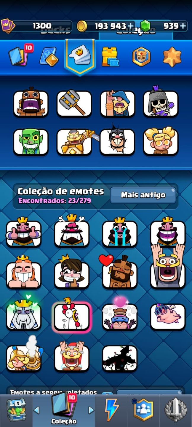 Clash Royale [CONTA] 10k troféus+ todas cartas