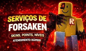 FORSAKEN | Serviços de Points, Níveis, Killers, Survivors e Skins