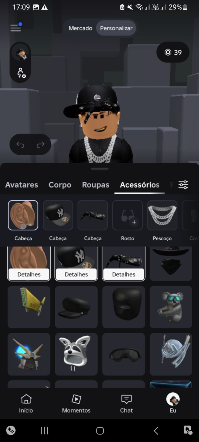 CONTA DO ROBLOX GEMADA!