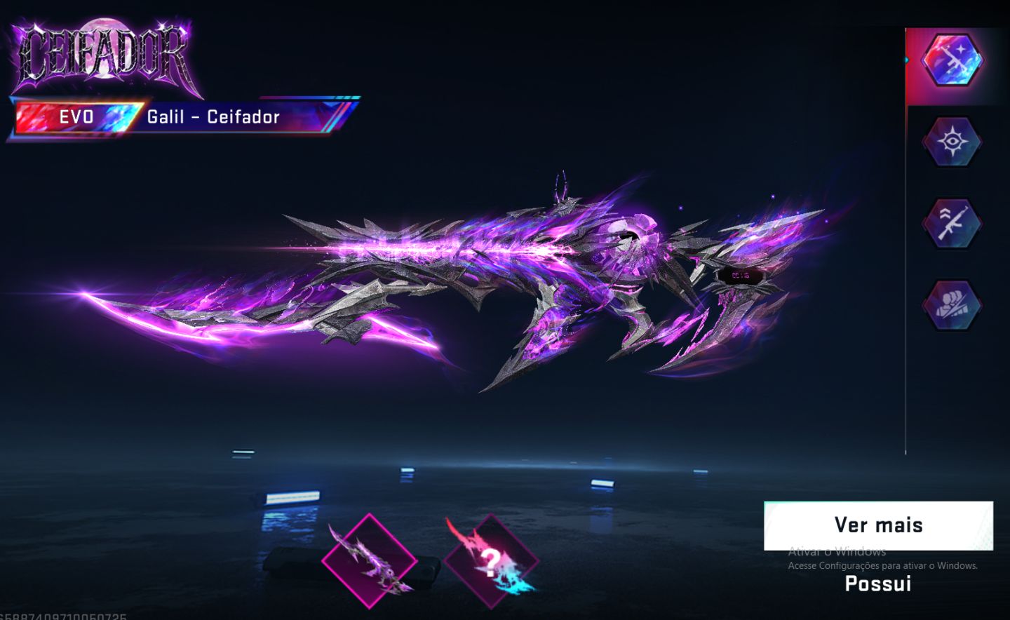 CONTA BLOOD STRIKE NÍVEL 50 | GALIL EVO | KRAKEN + NOVA