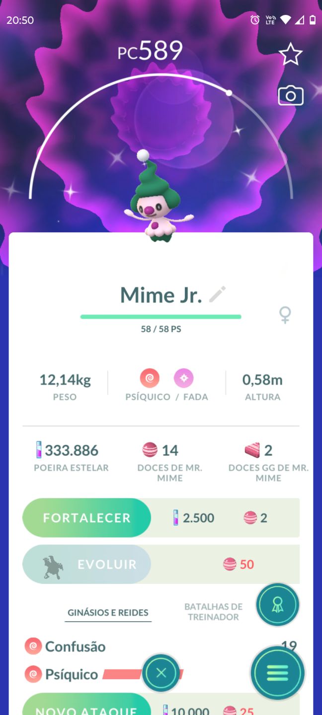 Conta Pokémon GO Lvl 40 | Mime Jr. Shiny Raro + Palkia Shiny + Trio Aves de Gala