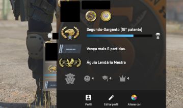 CONTA PRIME, PREMIER LIBERADO, MEDALHA 5 ANOS