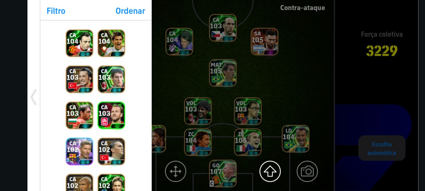 Conta Premium efootebol mobile