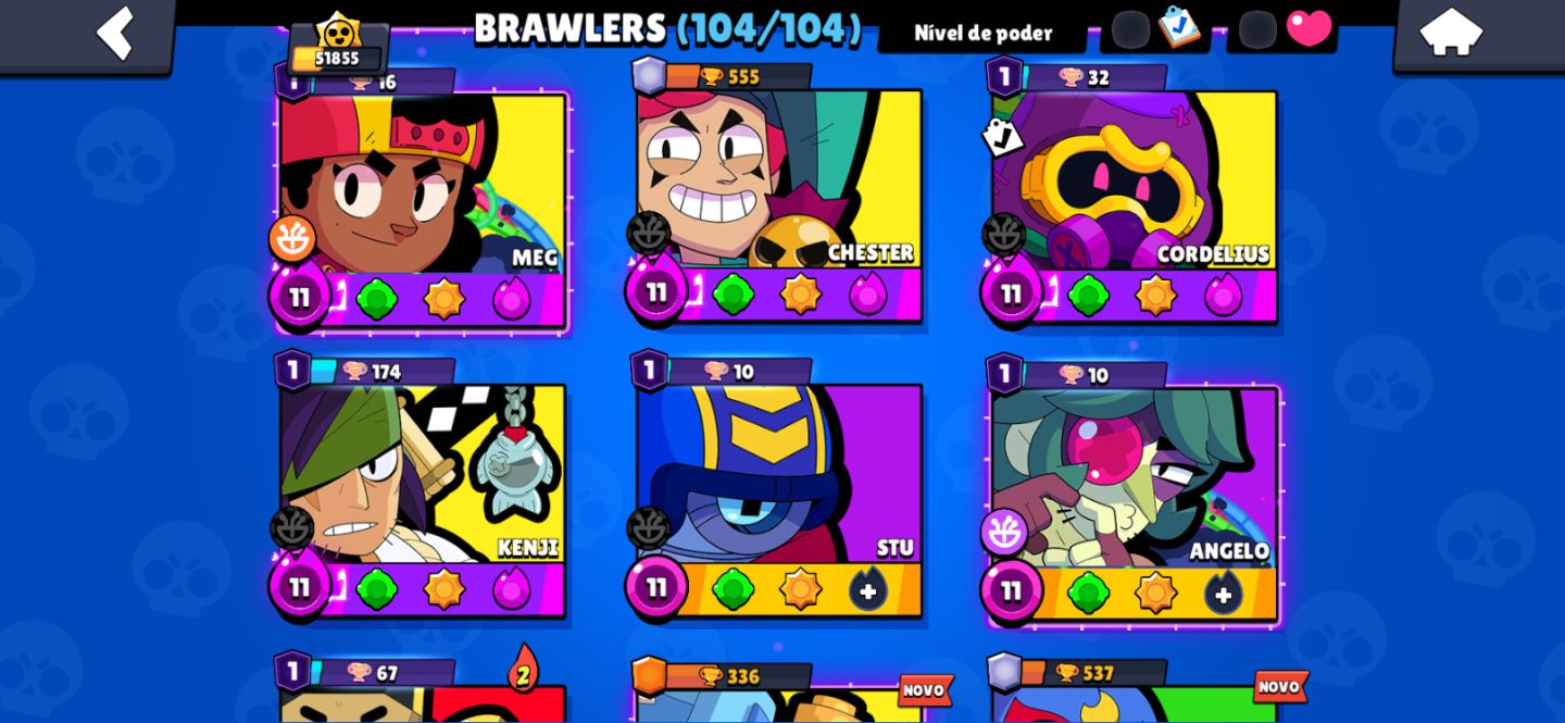 CONTA DE BRAWL STARS, 4 MESTRE VÁRIAS HYPER, SKINS RARAS, TODOS OS BRAWLER +9 pd