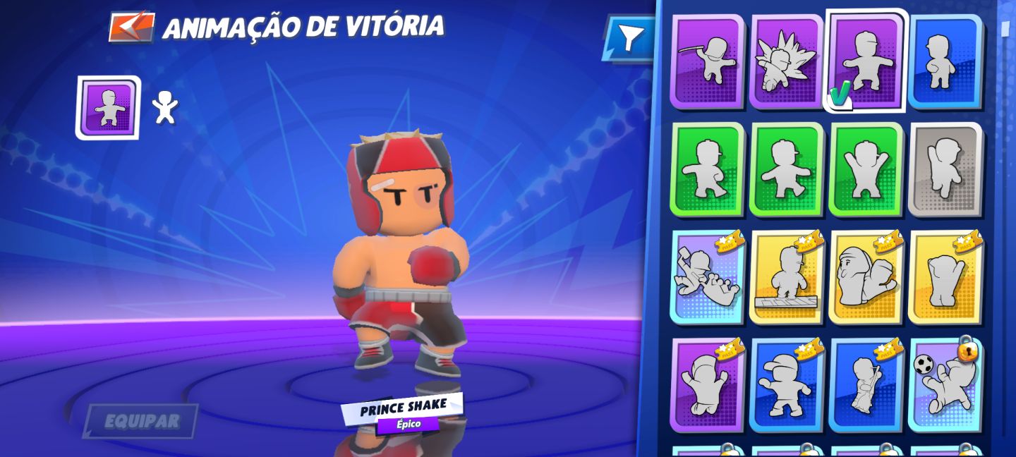 CONTA DE STUMBLE GUYS NO PREÇO!!! SKINS, HABILIDADES E ETC