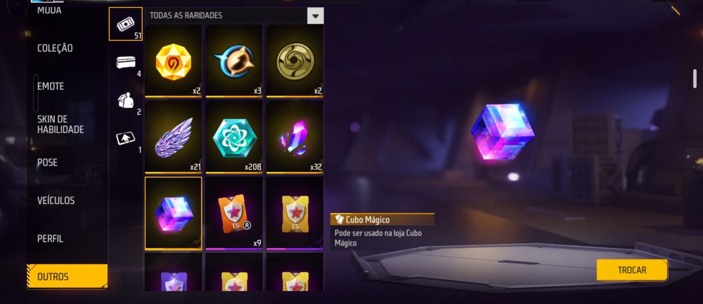 Conta de Free Fire Ótima Para Recomeçar/Jogar Ap[Leia Descrição Com Atenção]