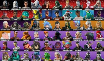 CONTA FORTNITE COM FLASH, SKINS MARVEL, JUICE WRLD, 500 V-BUCKS E 87 SKINS