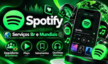 Spotify | Seguidores, Salvamentos, Plays e Ouvintes Mensais