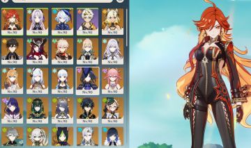 Conta genshin ar60 cheia de personagens t5