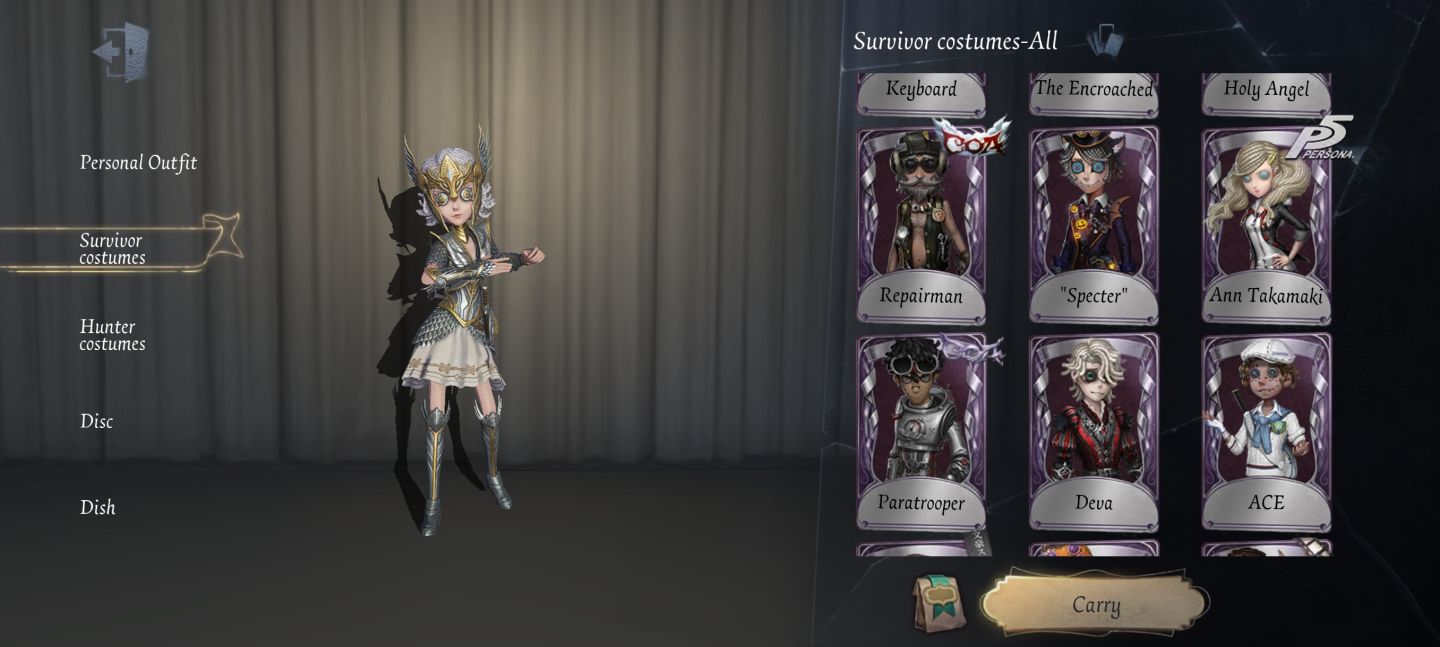 Conta Identity V Antiga | Várias Skins S e A | +12k Echoes Gastos
