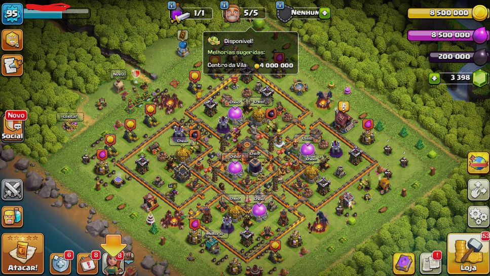 CONTA CLASH OF CLANS TOP À VENDA | CONTA FORTE + PRONTA PARA JOGAR