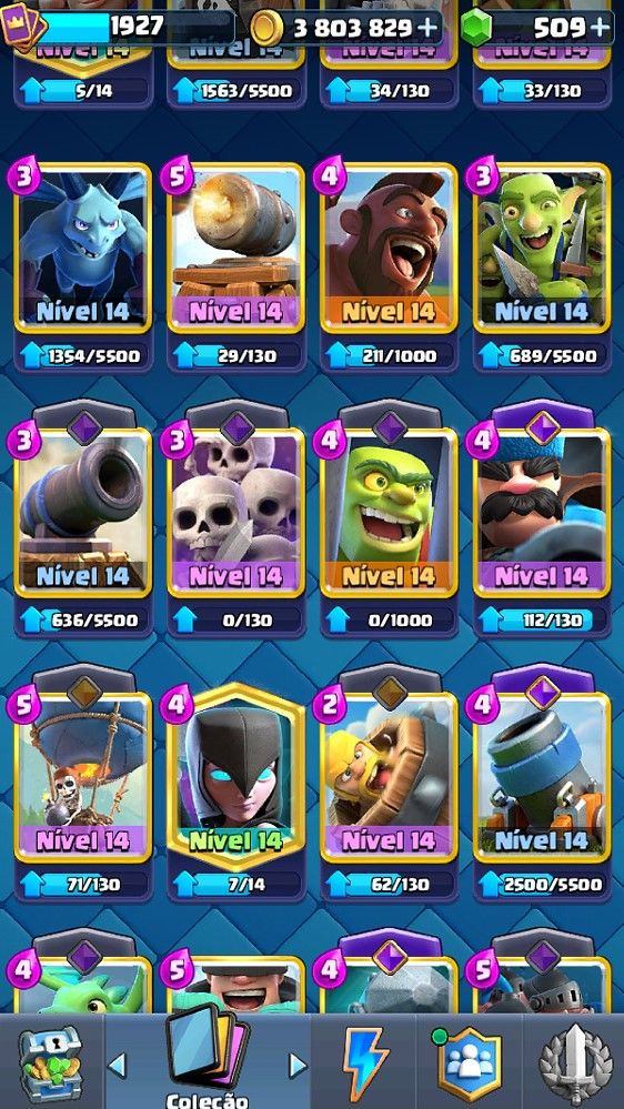 CONTA DE CLASH ROYALE | 13K TROFEUS 17 EVOLUÇÃO E 3 HEROI COM MAIOR CAMPEÃO |