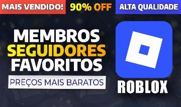ROBLOX SEGUIDORES/SEGUIDOR - PERFIL, GRUPO - SEM QUEDAS - MENOR PREÇO - SEM BAN!
