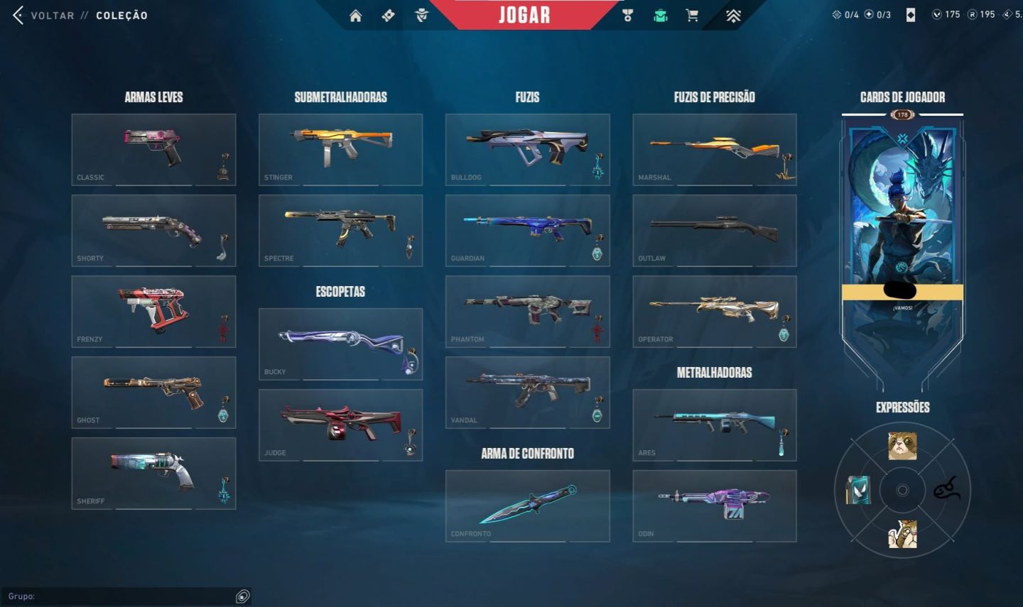 Conta para venda com o preço negociável com varias skins e acesso total