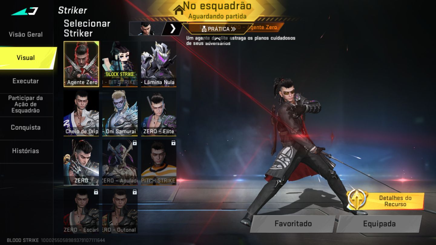 Conta Blood Strike Full Com Facas E Muitas Skins Ultra