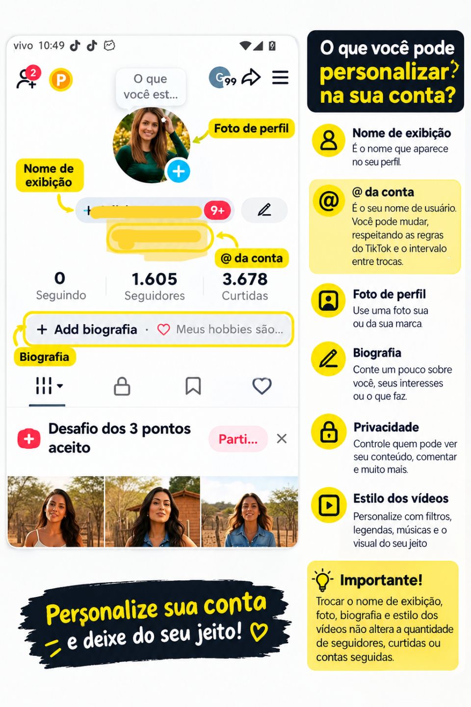 CONTAS TIK TOK BR| 1k a 7k TRANSMISÃO cell+Garantia+suporte PROMOÇÃO ÍMPERDIVEL