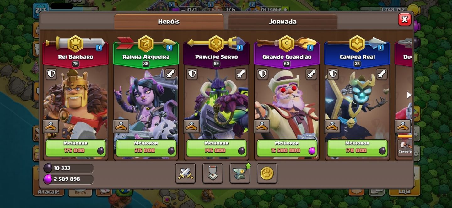 CV 16 CLASH OF CLANS COM VÁRIAS SKINS E MUITO UPADA