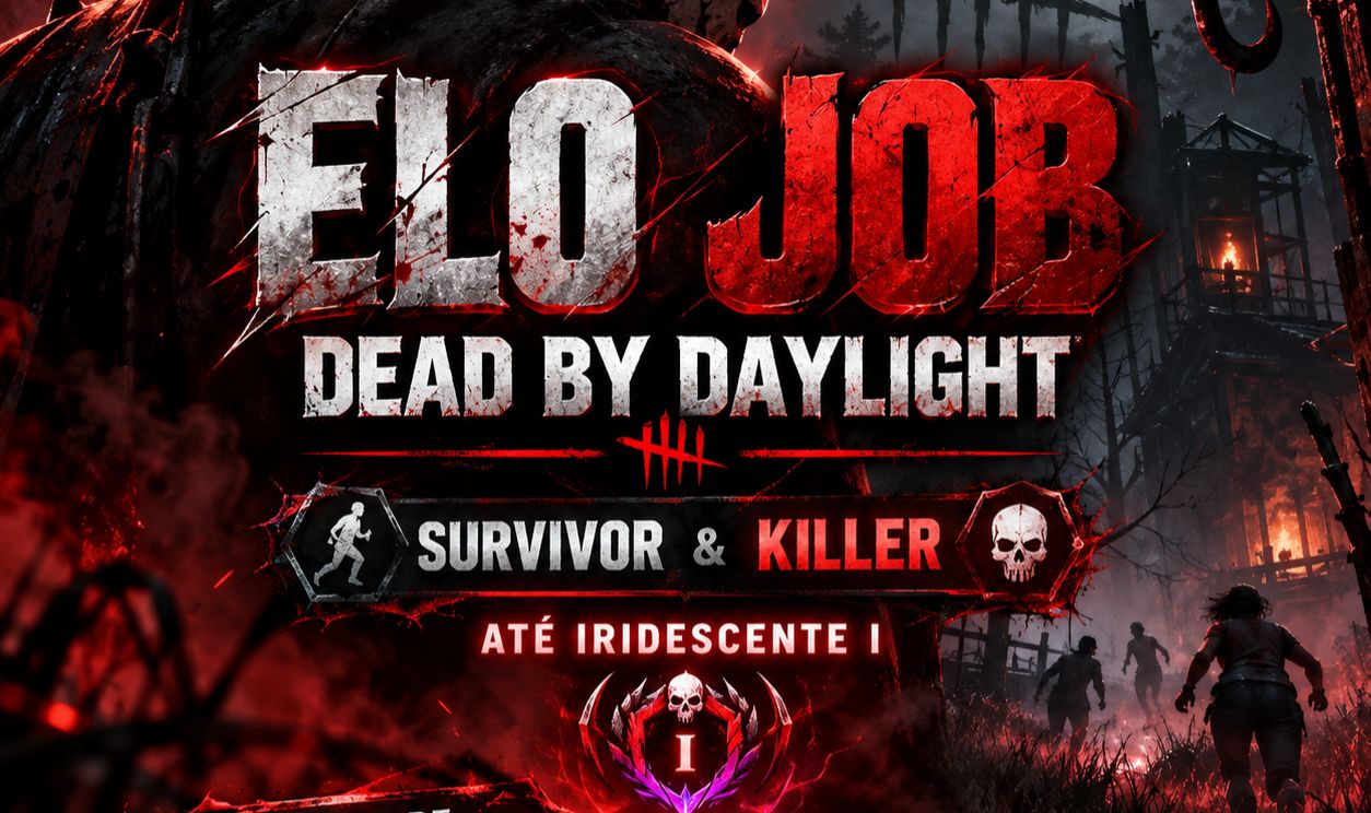 DBD ELO JOB | SOBREVIVENTE & KILLER | ATÉ IRIDESCENTE I | ENTREGA RÁPIDA
