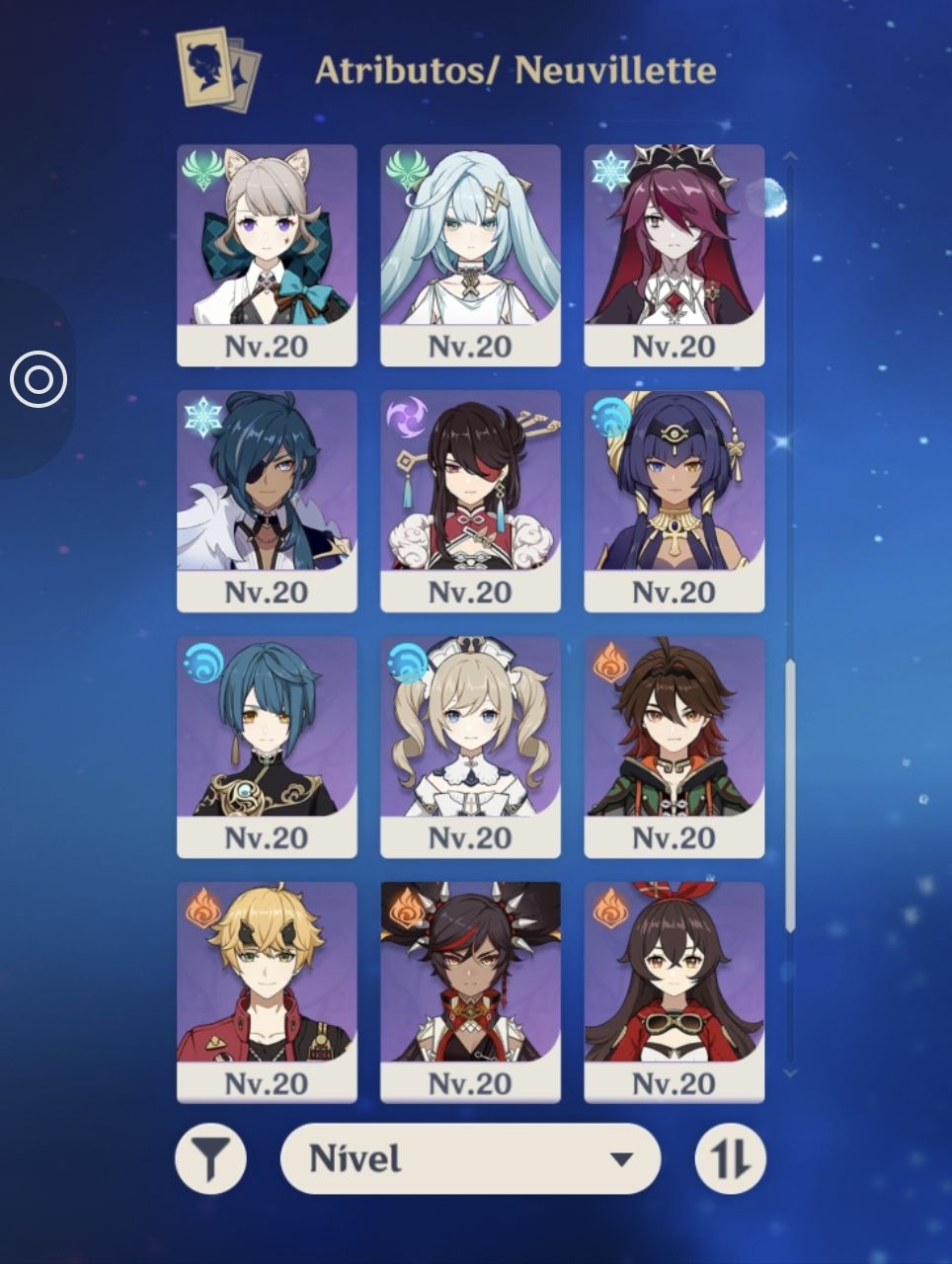 FURINA C3 COM ARMA ASSINATURA 7 PERSONAGENS 5 ESTRELAS