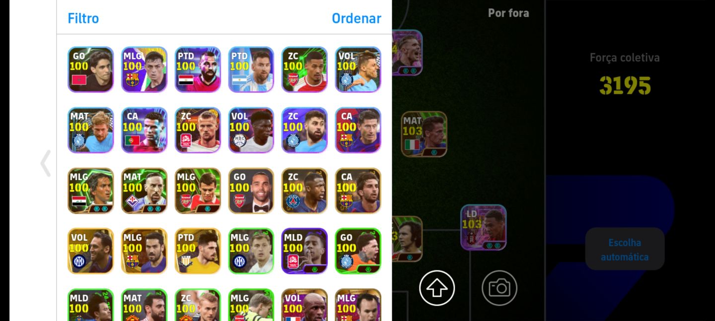 Conta Efootball muito antiga - Messi Trio MSN | Full lendários | R10