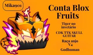 CONTA BLOX FRUITS NÍVEL 2800 | CDk + TTK + SKULL GUITAR + FRUTAS RARAS!