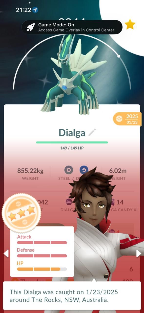 CONTA POKEMONGO LVL70 COM LENDÁRIOS SHINY