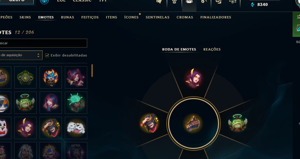 Conta lv 42 c/12skins smurf