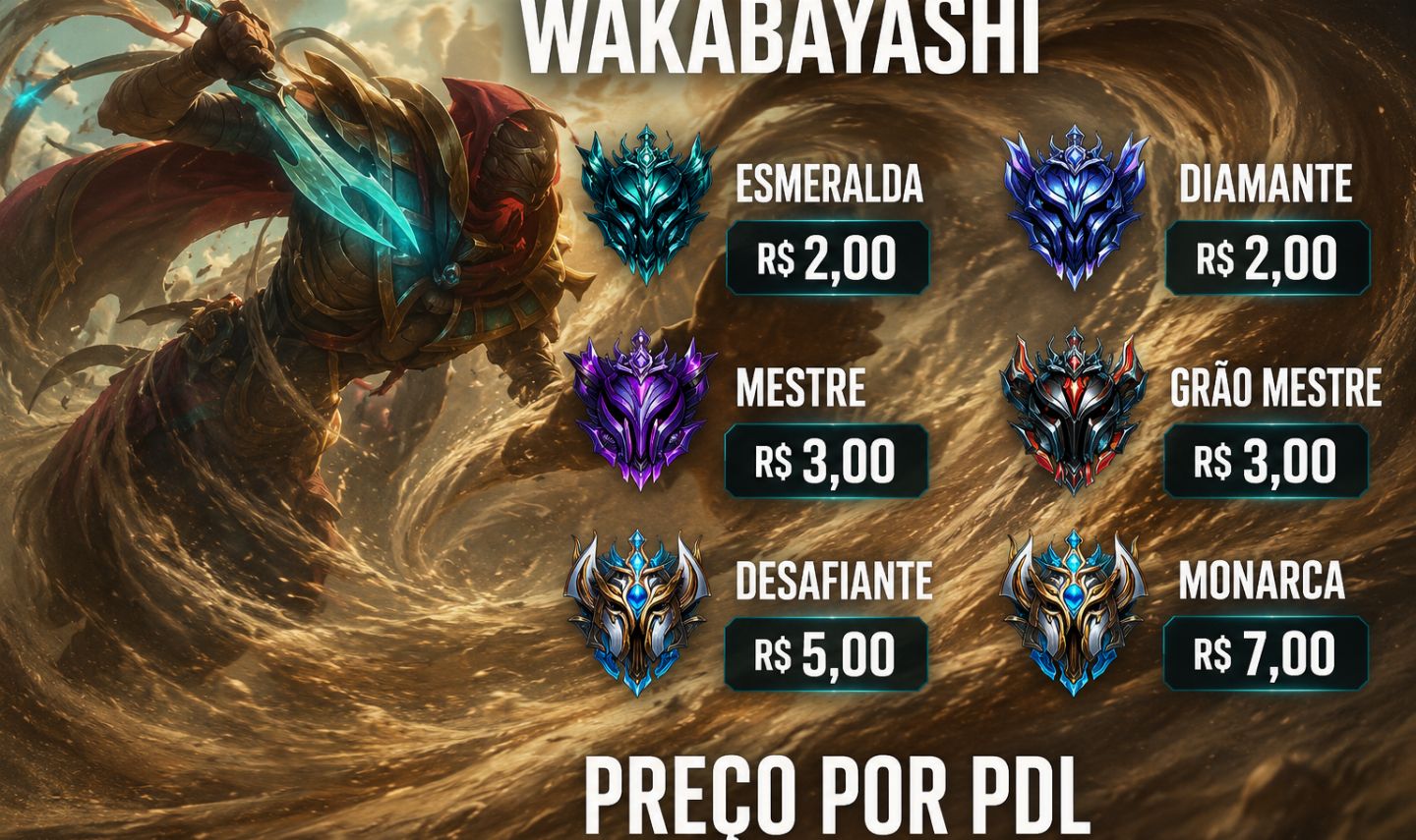WILD RIFT - ELOJOB MELHOR PREÇO E MAIOR RAPIDEZ