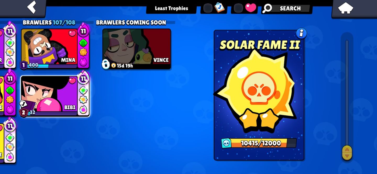 Conta Brawl Stars 2019 Top 83K de Troféus com Bibi Heroica