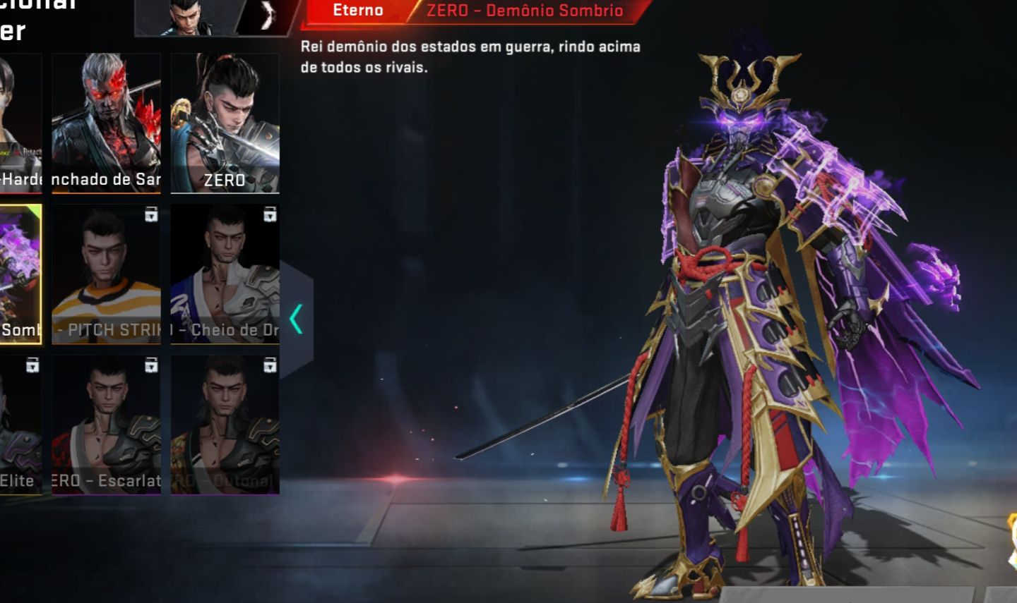 Conta com skins da colaboração AOT