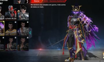 Conta com skins da colaboração AOT