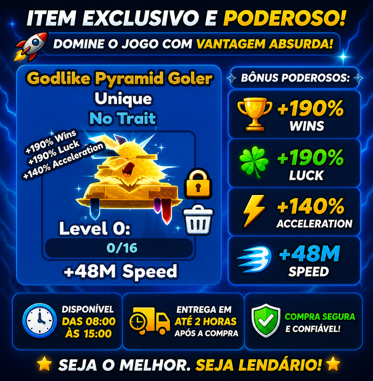PET RACE CLICK GODLIKE PYRAMID GOLER
