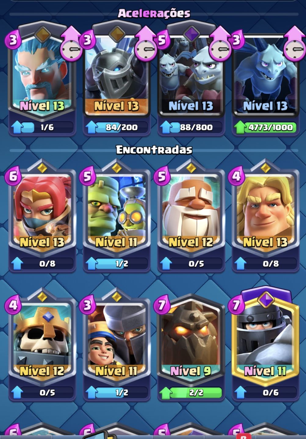 Conta de braw Stars é clhas Royale