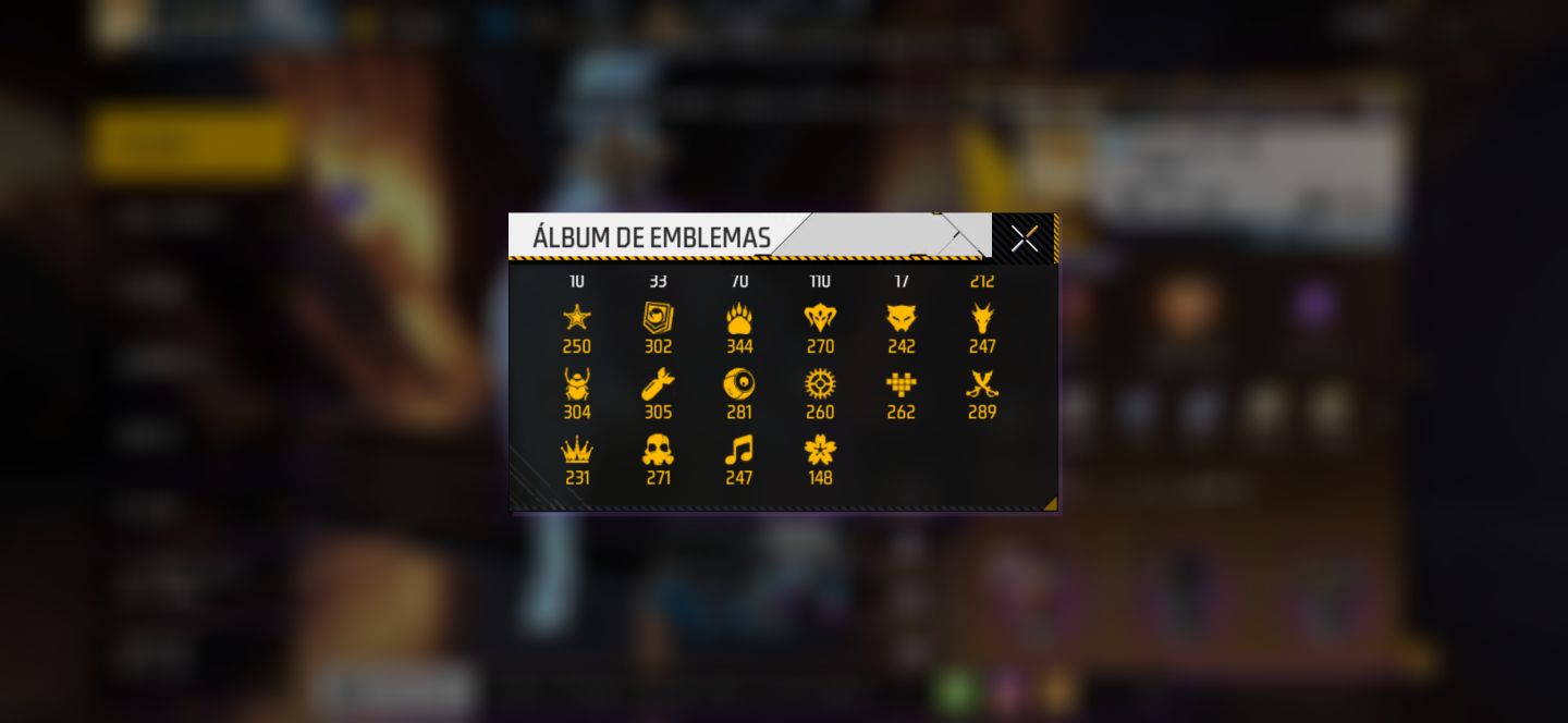 Conta de Free Fire Level 80
