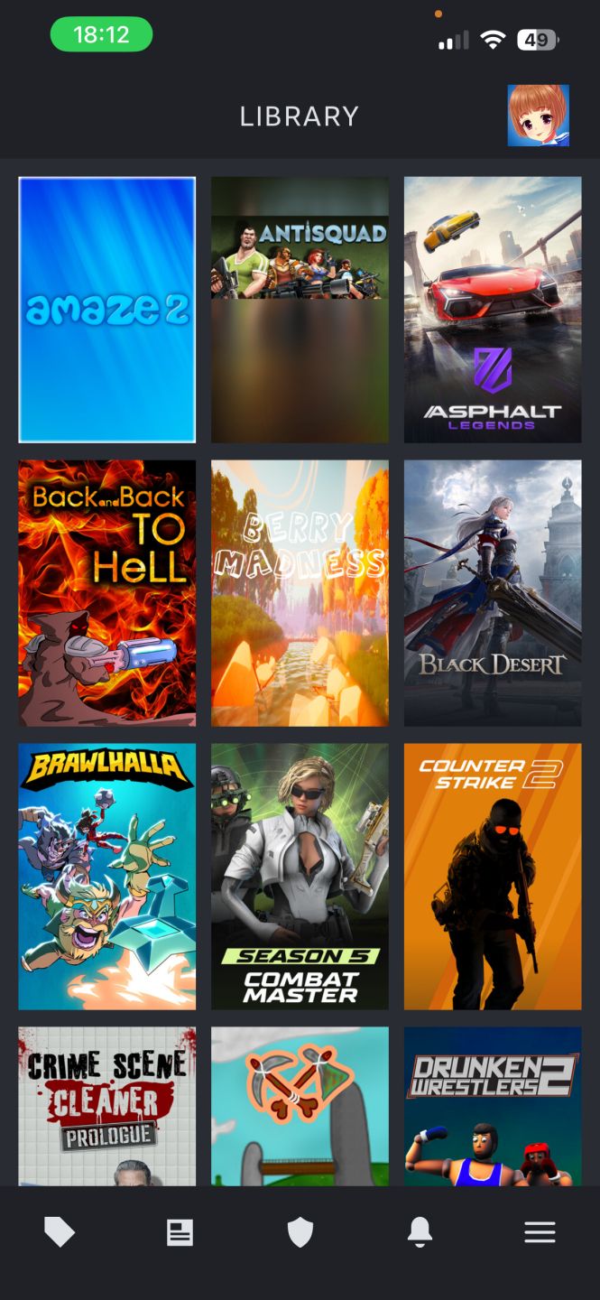 Conta Steam Vários jogos
