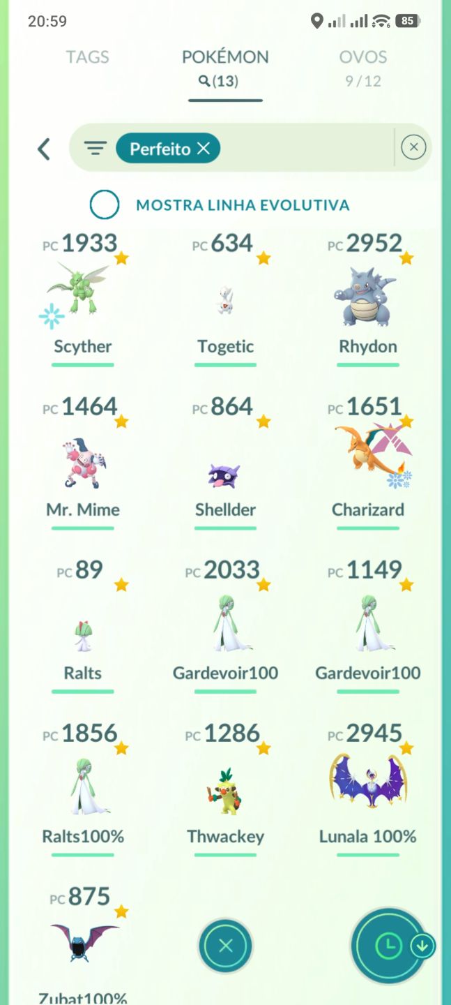 Conta Pokémon GO Lvl 40 | Lunala 100% IV | 76 Lendários, Shinys Meta, Eternatus