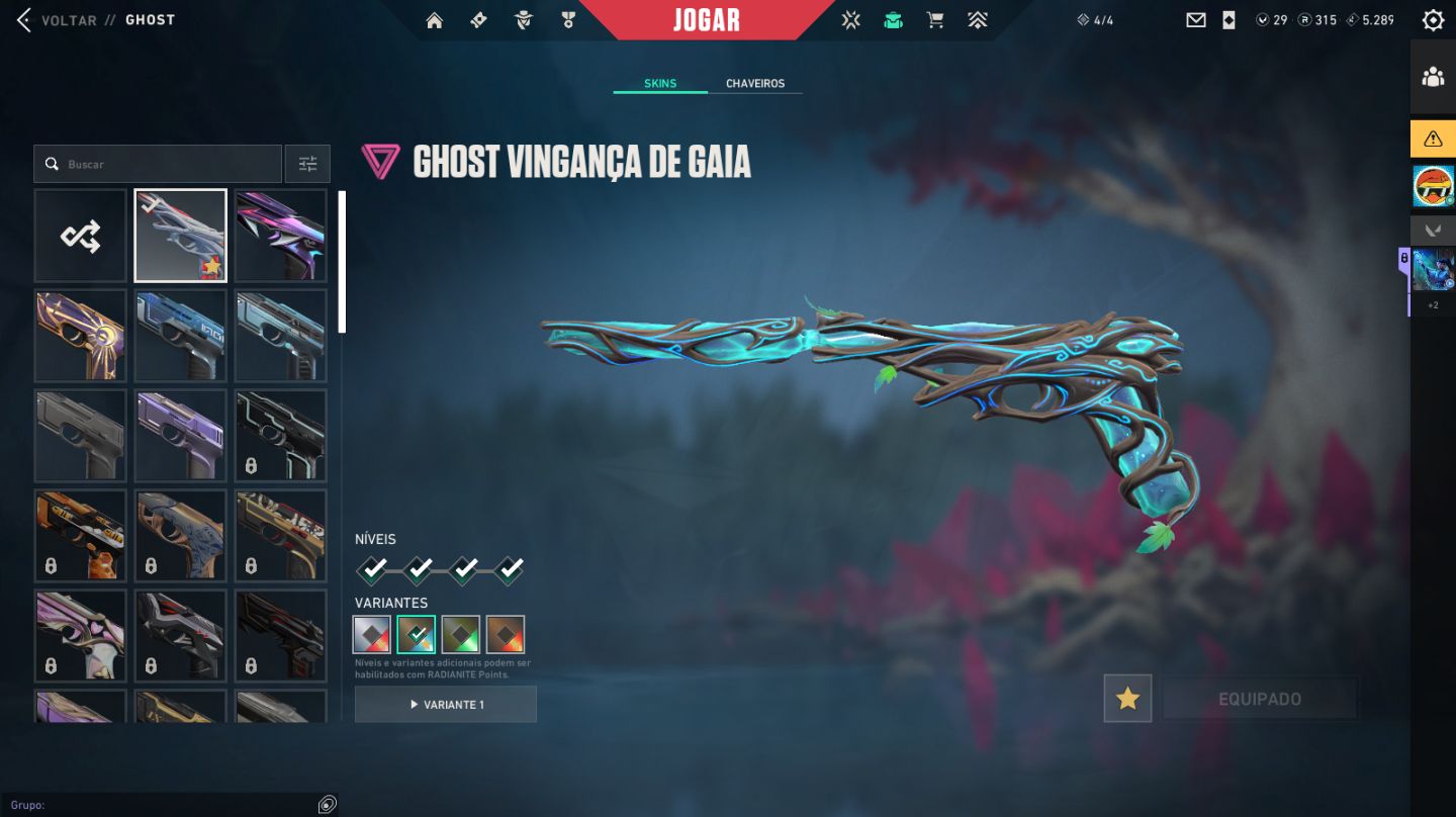 CONTA VALORANT COM MUITAS SKINS ( AS MELHORES SKINS DO VALORANT)