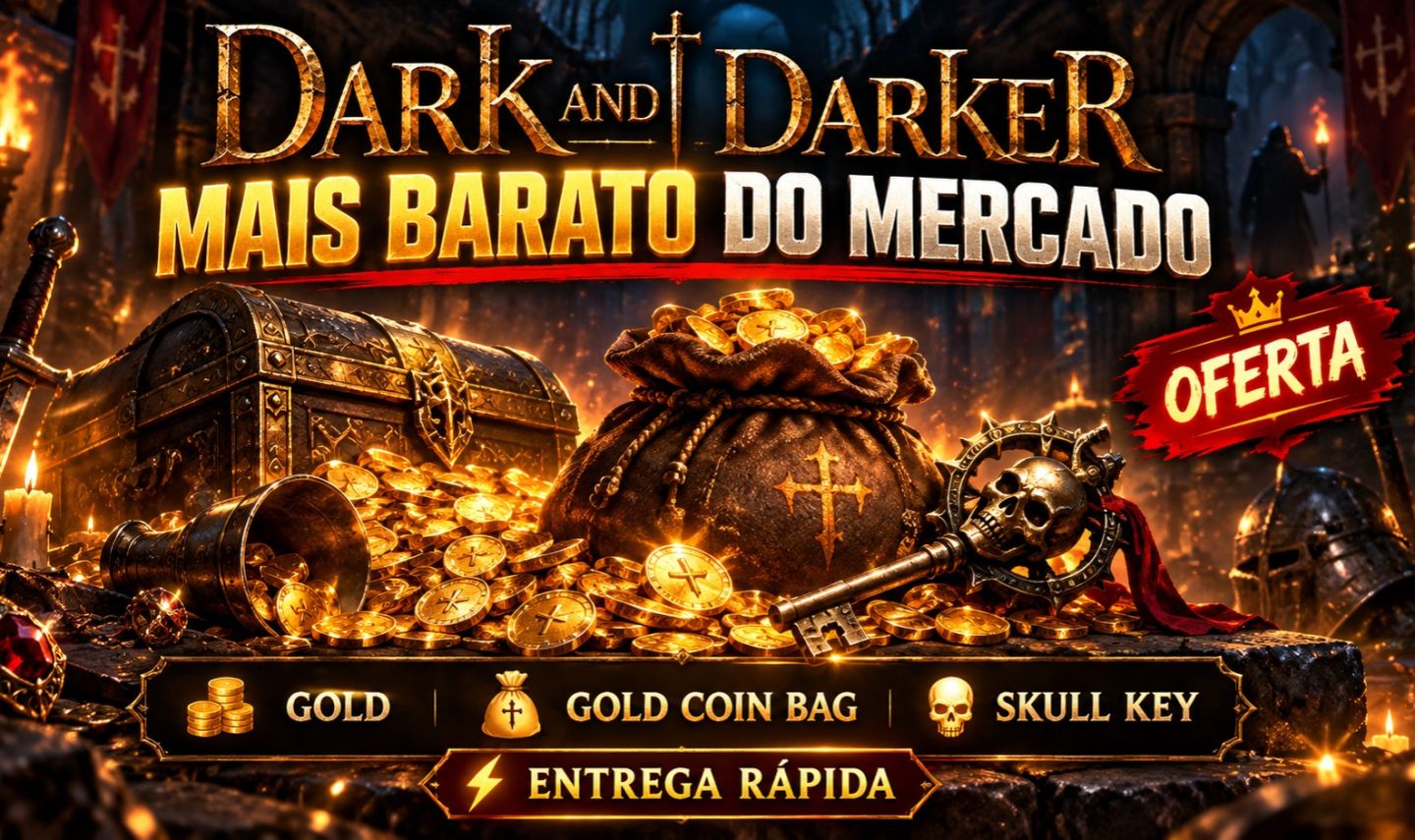 DARK AND DARKER | GOLD, GOLD COIN BAG E BAÚ | MAIS BARATO DO MERCADO