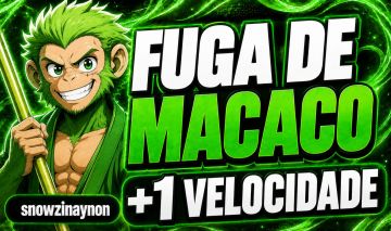 [MELHOR PREÇO] CONTAS MONKEY ESCAPE +1 SPEED [FUGA DE MACACO +1 VELOCIDADE]