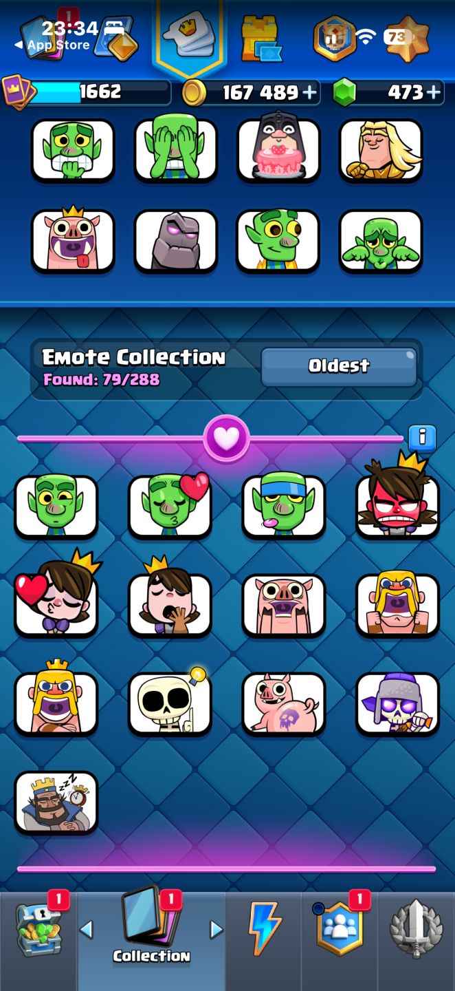 CONTA CLASH ROYALE NÍVEL 15 11500 TROFÉUS