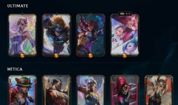 CONTA LEAGUE OF LEGENDS/TFT-Todos os campeões-162 SKINS