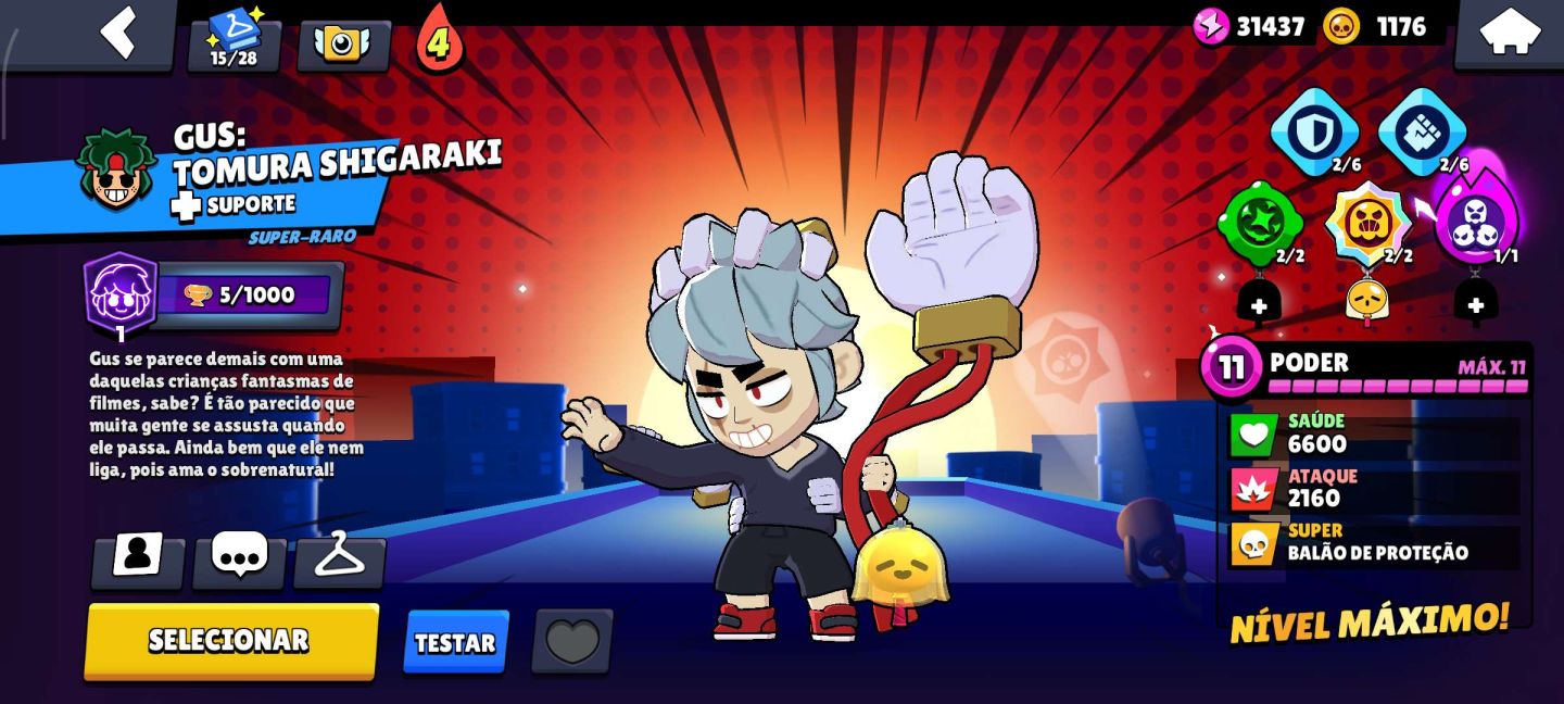 CONTA BRAWL STARS OG 2019 |62K TROFÉUS| 130+ SKINS(MÍSTICAS/LENDÁRIAS)+ 72 HIPER